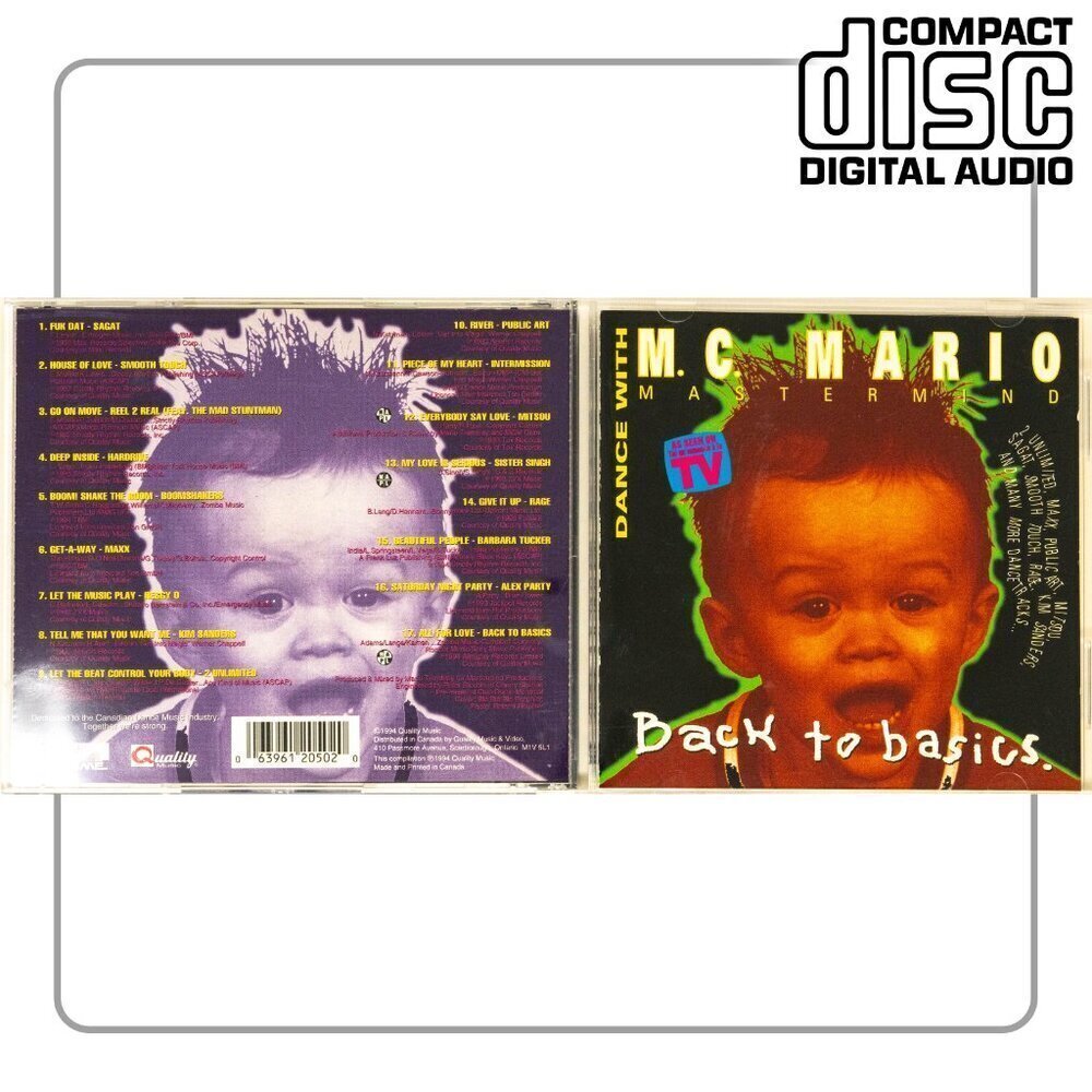 MC Mario - Back to Basics 1994 - Music CD
